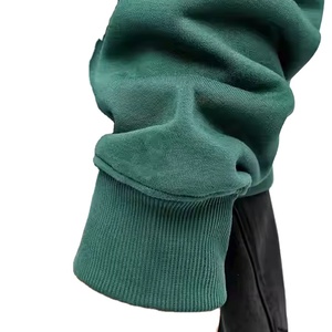 Sweat-shirt à capuche zippé en molleton épais pour hommes, sweat-shirt surdimensionné personnalisé, impression bouffante de logo, nouveau coton de haute qualité, double fermeture éclair, automne - Product Image 3