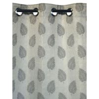 Cortina de Ventana de Poliéster con Estampado Floral 3D Moderno y Lujoso, 122 x 213 cm, Opaca, con Ojales, Lista para Usar, para Todas las Estaciones, Lavable a Máquina