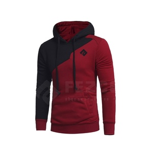 Sweat-shirts à capuche pour hommes à faible MOQ, 100 % coton, design personnalisable, style décontracté hiver, service OEM disponible, haute qualité, respirant - Product Image 1