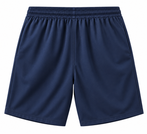 Shorts de sport pour homme personnalisés, bleu marine, séchage rapide, polyester, entraînement sportif, vêtements décontractés - Product Image 2