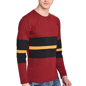 Camiseta de Manga Larga para Hombre, Calidad Premium 2026, Transpirable, de Algodón, con Logotipo Bordado y Estilo a Rayas - Product Image 5