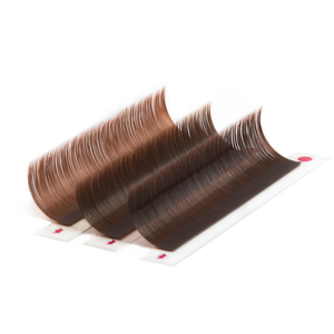 Extensions de cils Charmlash en gros pour revendeurs, extensions de cils en vison brun foncé courbure L, pour un look quotidien, emballage écologique - Product Image 5