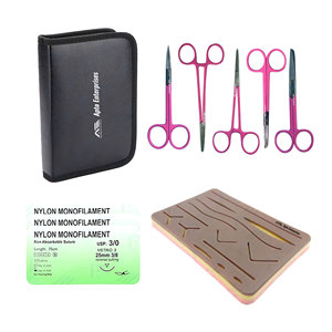 ชุดฝึกหัดเย็บแผลซิลิโคนคุณภาพสูง เหมือนผิวจริง สำหรับนักศึกษาแพทย์ อุปกรณ์การแพทย์ - Product Image 1