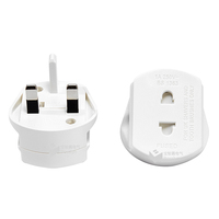 Neuankömmling Hot Selling EU nach UK Stecker adapter Amerikanischer und europäischer nach britischer Standard rasierer adapter