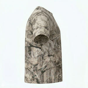 Camisetas de Caza Unisex 100% Algodón Manga Corta con Logotipo Serigrafiado en la Parte Delantera Corte Regular Cuello Redondo para Adultos - Product Image 3