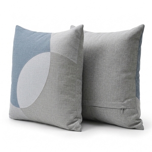 Coussin d'hôtel pour dormir, résistant à l'eau, toutes saisons, en coton, pour l'extérieur, avec housse amovible tricotée anti-bactérienne - Product Image 3