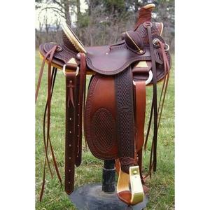 Silla de Montar Inglesa de Cuero Genuino y Madera, Suave, Cómoda, de Primera Calidad, Ecológica, Transpirable, Duradera y Sostenible - Product Image 1