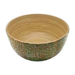 Ensaladera de bambú ecológica de la marca Hathai, logotipo personalizado para Hotel, restaurante, uso doméstico, hecho en Vietnam, regalos de negocios perfectos - Product Image 4