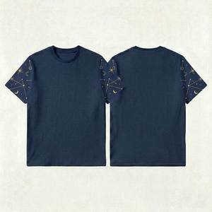 T-shirt d'été uni pour homme, manches courtes, en mélange de coton rafraîchissant, couleur unie, basique, pour hommes européens - Product Image 6