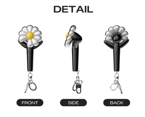 Porte-clés lumineux officiel G-DRAGON (noir) Produit officiel authentique - Product Image 2