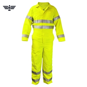Premium Hi-Visibility Reflective Safety Coverall Suit <b>for</b> <b>Construction</b> Roadwork Industrial Maintenance Warehouse - Product Image 2