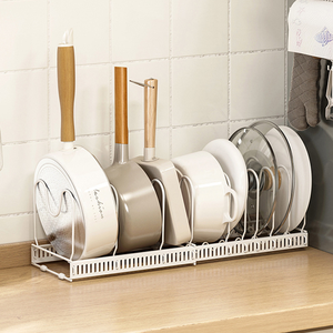 Heavy Duty Wall Mounted Double Tier Multifunction Kitchen Rack <b>Holder</b> Stainless Steel Storage Organizer for Utensils Cooking - Product Image 4