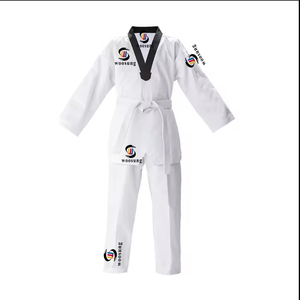 Premium Taekwondo Suit with Adjustable Waist Belt and Durable Stitching - Product Image 3