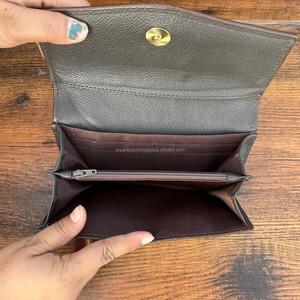 Nueva cartera occidental de cuero de vaca con herramientas manuales y pelo para mujer, elegante Cartera de cuero genuino, Cartera de cuero tallado multiusos - Product Image 6