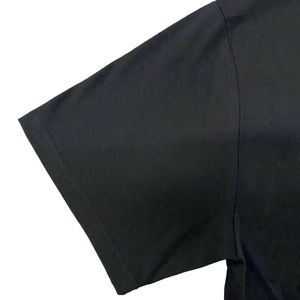 Camiseta Negra Personalizada con Logotipo para Hombre, Cuello Redondo, Manga Corta, Estampado Gráfico, Impresión Bajo Demanda, OEM, ODM, Ropa al por Mayor - Product Image 6