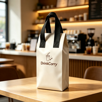 Sac isotherme personnalisé avec logo imprimé, sac isotherme imperméable pour le déjeuner, sac fourre-tout pour café, lait, thé, sandwichs, à emporter, pique-nique en plein air