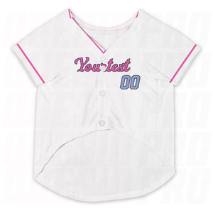 Custom Name Team Name Number Blue White Dog Baseball Jersey Personalized Pet Baseball Shirt Dogs Cats Sports Pet Costume Gift - Product Image 5