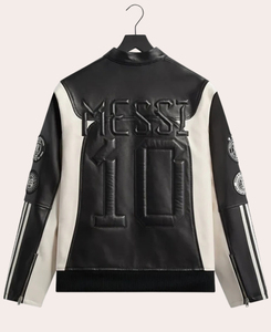 Premium Football Leather Biker <b>Jacket</b> | Limited Edition Wholesale Luxury Streetwear Football Private Label Custom - Product Image 1