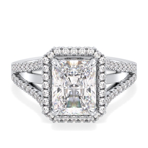 Bagues de fiançailles REYES, nouveau design, argent sterling 925, diamants HPHT CVD cultivés en laboratoire pour femmes, bijoux plaqués or 14 carats sur mesure - Product Image 2