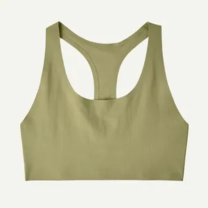 Women No Chest Pad Single Seamless Thread Sleeveless Fitness Sports Nylon/ Spandex Vest Summer Wear Outside Yoga Sport <b>Bra</b> - Product Image 6