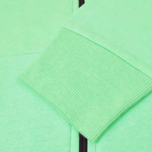 Sweat-shirt à capuche pour homme en coton et polyester, denim de haute qualité, 400 grammes, avec fermeture éclair, impression puff, design déchiré - Product Image 5