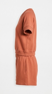 Ensemble short et t-shirt en coton unisexe, tissu doux et respirant, coupe confortable, tenue décontractée pour tous les jours - Product Image 5