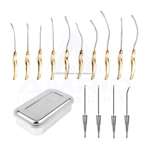 Ensemble d'instruments endoscopiques Ramirez pour chirurgie plastique réutilisable avec pinces chirurgicales par amrid surgical instruments - Product Image 1
