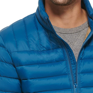Blousons matelassés respirants et écologiques pour hommes, col montant, logo frontal, séchage rapide, pour l'extérieur en hiver 2026, à prix réduit - Product Image 6