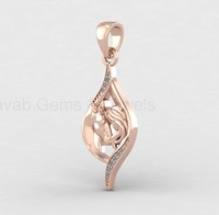 Pendentif Charme Fille Équitation Luxe en Argent Sterling 925 Plaqué Or 18K avec Zircon, Bijou Commémoratif, Cadeau Femme - Meilleure Vente