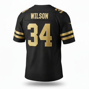 เสื้ออเมริกันฟุตบอลแบบสั่งทำพิเศษ |   ชุดยูนิฟอร์มทีมโกลด์แอคเซนท์ส |   ชุดฝึกซ้อมผ้าตาข่ายระบายอากาศ |   ชุดกีฬาขายส่งหลากสี - Product Image 2