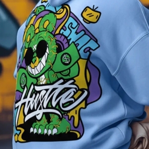 Sudaderas y Hoodies Extra Grandes de Felpa Francesa de Algodón Pesado con Bordado Personalizado, Estilo 2026, para Hombre y Mujer - Product Image 2