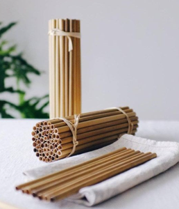 Pajitas de Bambú de Vietnam al por Mayor, 99 Gold Data, Ecológicas, Reutilizables, Biodegradables, Reciclables, de 200 mm de Longitud - Product Image 3