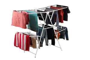 Wall Mounted <b>Drying</b> <b>Rack</b> Retractable <b>Clothes</b> Airer Space Saving Laundry Hanger For Bathroom Balcony Home Storage Use Residential - Product Image 3