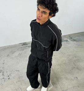 Windbreaker <b>Set</b> <b>Embroidery</b> Clothing Designer Clothes Sportswear <b>Set</b> Custom Tracksuit Nylon Track Suit Unisex <b>Sets</b> - Product Image 5