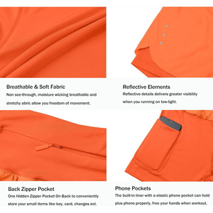 Shorts de sport 2 en 1 pour femmes, avec short intégré, personnalisation du logo, séchage rapide, pour entraînement fitness et sports de plein air - Product Image 5