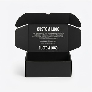 Boîte en carton pliable imprimée en couleur avec aimant, fabriquée à partir de matériaux recyclés, durable, texte personnalisé pour l'emballage de cadeaux et l'artisanat fait main - Product Image 2