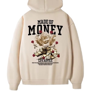 Sudadera con capucha estampada personalizada de tendencia para hombre, forro polar de algodón transpirable cómodo/poliéster para invierno - Product Image 1