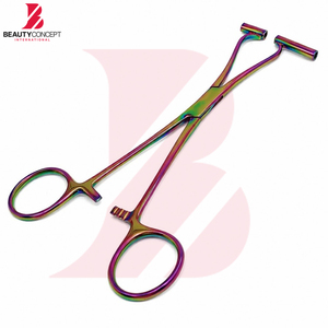 Pinza de Perforación Pennington de Acero Inoxidable de la Más Alta Calidad, Acabado Arcoíris, Pinzas para Perforaciones Corporales, Herramienta Profesional - Product Image 3