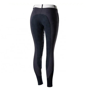 Pantalones de equitación elásticos de nailon y spandex para mujer, pantalones de equitación que absorben la humedad - Product Image 6