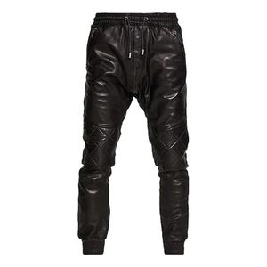 กางเกงหนังสำหรับผู้ชาย ป้องกันรอยยับ แห้งเร็ว พร้อมซิปปิด - Product Image 1