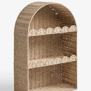 Estante de Pared de Seagrass Hecho a Mano de Primera Calidad para Decoración de Habitaciones Infantiles, Diseño Natural, Hecho en Vietnam - Product Image 1