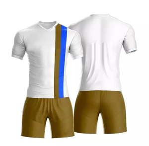 Conjuntos de Uniformes de Fútbol Personalizados para Hombre, Transpirables, de Poliéster Liso, Ropa Deportiva de Fútbol con Degradado de Color - Product Image 3