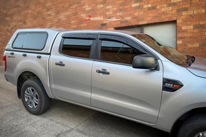Pare-soleil de fenêtre de voiture HIC, déflecteurs de porte en PMMA, ajustement parfait pour MAZDA BT50 2012~2020 - Product Image 3