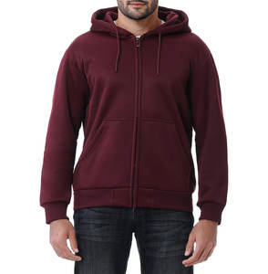 Sudadera con Capucha para Hombre, Invierno, Gruesa, 340g, Felpa de Algodón, con Bolsillos, Tejido Transpirable, Corte Regular - Product Image 1