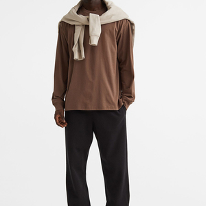 Services OEM/ODM, pantalons de jogging athlétiques pour hommes, séchage rapide, fermeture à cordon, poches latérales, pantalons de jogging en coton personnalisés pour l'hiver - Product Image 2