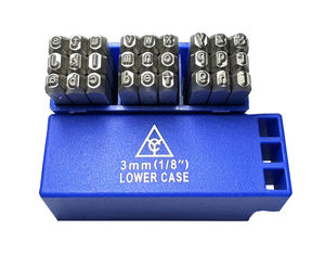 Sello de Metal de Acero con Letras Minúsculas del Alfabeto de 2 mm - Product Image 4