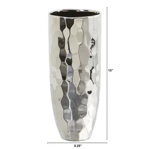 Florero de Metal Hecho a Mano de Lujo, Centro de Mesa Decorativo Moderno de Hierro Premium para Hogar de Lujo, Sala de Estar, Vestíbulo de Hotel, Boda - Product Image 1