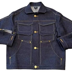 Chaqueta Vaquera Vintage Personalizada para Invierno, Estilo Formal y Casual, con Parches, Bordados y Decoración de Botones - Product Image 1