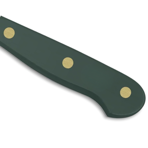 Cuchillo de Cocina Multiusos con Mango Remachado Verde Oscuro y Hoja de Acero Inoxidable para Cortar Carne y Verduras - Product Image 4