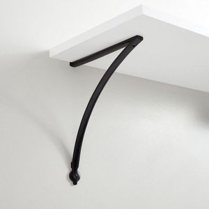 Adjustable Heavy Duty Eco-Friendly Modern Iron Shelf <b>Bracket</b> for Wall Mounted Wooden <b>Shelves</b> Home Kitchen Garage Storage Support - Product Image 6